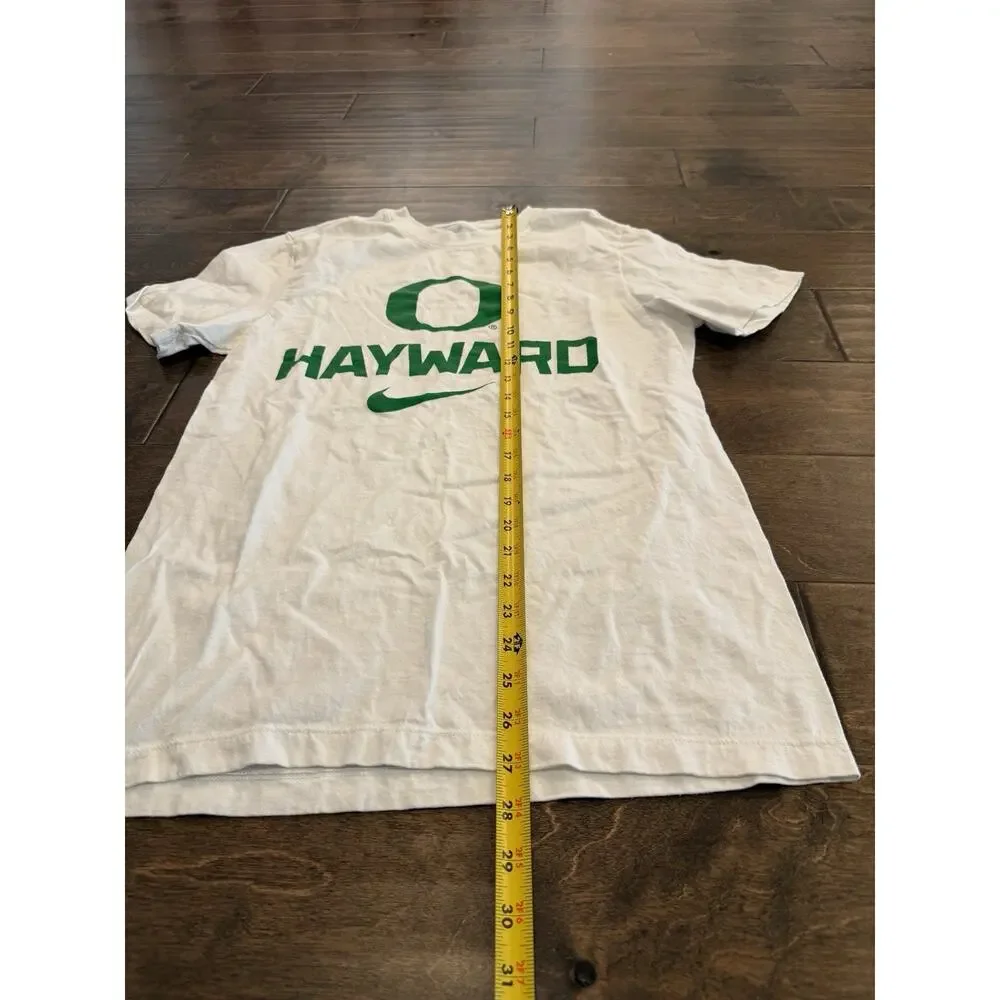 Nike Mens White Oregon Ducks Hayward Field Short Sleeve T-Shirt Size S Small